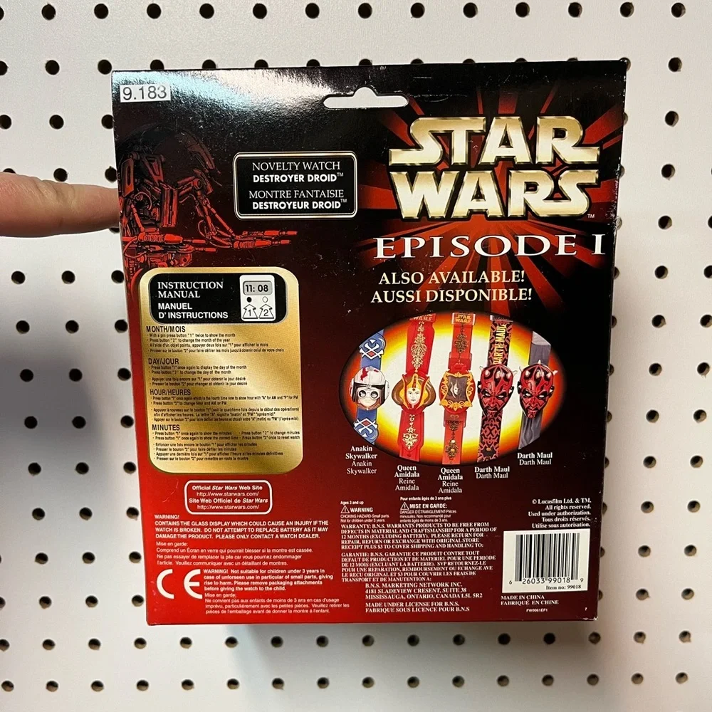 Star Wars Episode I - Destroyer Droid Transformer Watch Brand New - Picture 4 of 4